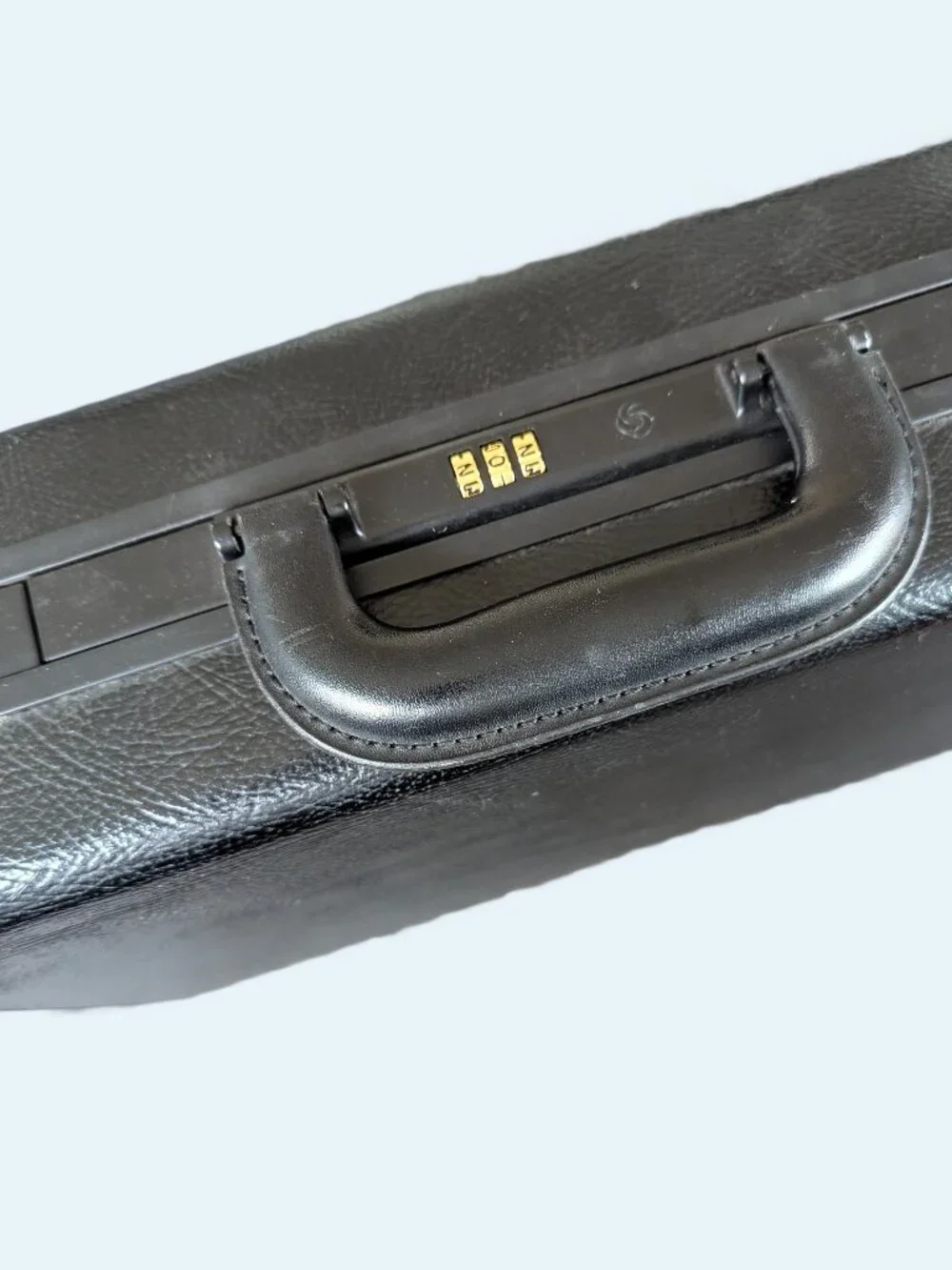 Vintage Samsonite Combo Lock Black Hardshell Briefcase